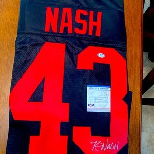 Autographed jersey.  NWO wrestling.